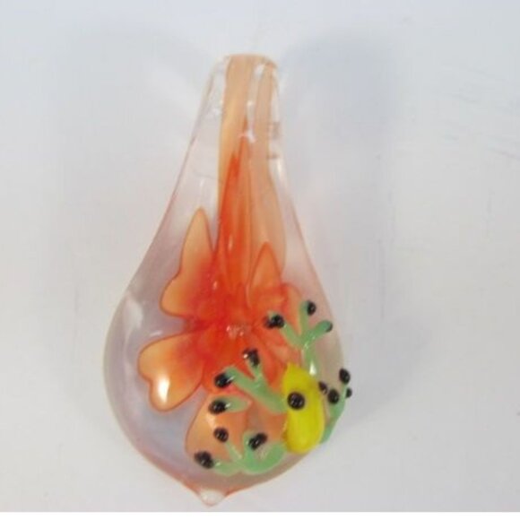 Variety of 7 Murano Art Glass Pendants - Picture 10 of 14